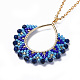 Japanese Seed Beads Pendant Necklaces NJEW-JN02433-03-2