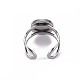 201 ajuste de anillo de almohadilla de acero inoxidable STAS-S080-040A-P-4
