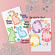 GLOBLELAND Easter Rabbit Egg Words Cutting Dies for Card Making Rabbit and Egg Metal Die Cuts Cutting Dies Template DIY Scrapbooking Embossing Paper Album Craft Decor DIY-WH0309-1642-2