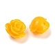 Perles roses de fleur de 3D en corail synthétique CORA-A006-15mm-057-2