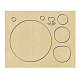 Matrici per taglio del legno DIY-WH0178-038-1