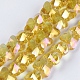 Electroplate Glass Beads Strands GLAA-K026-AB-2