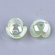 Tapas de abalorios de acrílico transparentes TACR-T007-02A-2