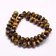 Natural Yellow Tiger Eye Beads Strands G-F509-46-5x8mm-2