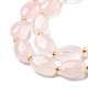 Природного розового кварца нитей бисера&nbsp;LS-G-H005-A08-02A-4