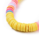 Umweltfreundliche handgefertigte Heishi Perlen Armbänder aus Fimo BJEW-JB04480-03-2