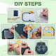 WADORN 2 Sets DIY Coin Purse Embroidery Making Kit DIY-WR0001-55-5