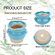 Nbeads 6 pz vasi da fiori in ceramica colorati BOTT-NB0001-03-2