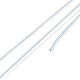 韓国製弾性水晶の線  ストレッチブレスレットストリング  ラウンドビーズコード  ライトスカイブルー  1mm  約27.34ヤード（25m）/ロール EW-L003-1mm-24-2