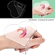 Herz transparente Acryl-Fingerring-Farbpalette AJEW-O031-01-2