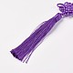 Polyester Tassel Pendant Decorations HJEW-WH0004-A07-2