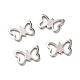 Filigrana 304 charms de mariposa de acero inoxidable STAS-N025-07-1