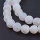 Natürliche Knistern Achat Perlen Stränge X-G-G055-8mm-5-3