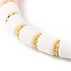 Bracelets en perles de pâte polymère faites main BJEW-JB06428-6