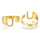 (vendita di fabbrica di feste di gioielli) anelli per polsini in lega RJEW-S038-195U-G-NR-3