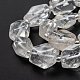 Chapelets de perles en cristal de quartz naturel G-C182-08-4