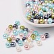 Pastell-Mix pearlized Glas Perlen HY-X006-6mm-12-1