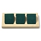 Espositori per orecchini in legno rettangolari a 3 slot EDIS-R027-04C-1