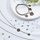 Kit fai da te per creare gioielli con catena a graffetta sunnyclue DIY-SC0014-49AB-4