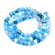 Electroplate Glass Beads Strands EGLA-N002-12E-2