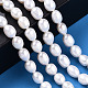Fili di perle di perle d'acqua dolce coltivate naturali PEAR-N012-06M-6