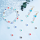 Pandahall elite 50pcs 5 couleurs perles de coquillages d'eau douce naturels SHEL-PH0001-28-2
