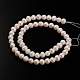 Natural Cultured Freshwater Pearl Beads Strands PEAR-E002-23-2