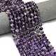 Природный аметист нитей бисера&nbsp;G-P573-A31-01-1