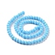 Electroplate Opaque Solid Color Glass Beads Strands EGLA-A034-P4mm-L11-2