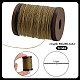 90 m runde gewachste Polyesterschnur&nbsp;YC-WH0019-02B-2