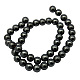 Chapelets de perles en hématite synthétique sans magnétiques G-H1623-12mm-1-2