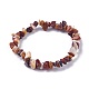 Natural Mookaite Beads Stretch Bracelets BJEW-JB04152-07-1