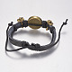 Genuine Cowhide Bracelet Making MAK-F020-54E-3