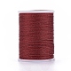 ポリエステルメタリック糸  暗赤色  1mm  約7.65ヤード（7m）/ロール OCOR-G006-02-1.0mm-16-1