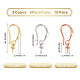 SUPERFINDINGS 18Pairs 3 Colors Brass Earring Hooks KK-FH0002-61-4