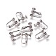 Accessoires de boucles d'oreilles clips à vis en 304 acier inoxydable STAS-E460-05P-2