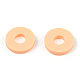 Chapelets de perle en pâte polymère manuel CLAY-R089-6mm-122-5