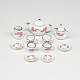 Ensemble de tasses théière miniature en porcelaine ornements PORC-PW0001-053E-1