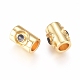 Brass Enamel Beads KK-L189-13B-2