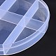 9 caja de plástico transparente rejillas CON-B009-04-5