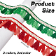 4 m 2 Farben Fransen-Spitzenbesatz aus Polyester im Ethno-Stil&nbsp;SRIB-ME0001-01-2