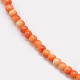 Synthetic Fossil  Beads Strands G-L029-2mm-03-2
