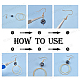 Kit per la creazione di orecchini in stile geometrico fai da te sunnyclue DIY-SC0013-24G-4