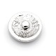 Flat Round Zinc Alloy Enamel Jewelry Snap Buttons SNAP-N010-27A-NR-2