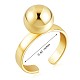 925 кольцо-манжета с круглым шариком из стерлингового серебра для женщин JR910B-2