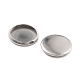 316 Surgical Stainless Steel Cabochon Tray Settings STAS-I187-06G-P-3