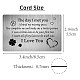 Rectangle 201 Stainless Steel Custom Blank Thermal Transfer Wallet Card DIY-WH0252-011-2