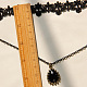 Gotische Spitze Halsketten X-NJEW-N0052-283-3