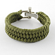 Braided Cord Bracelets BJEW-R178-24cm-05A-1