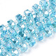 Transparent Glass Beads Strands EGLA-T020-15C-1